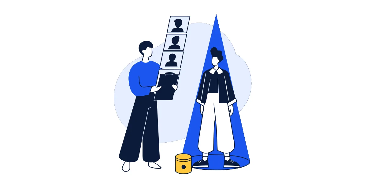 キャスティングのイラスト