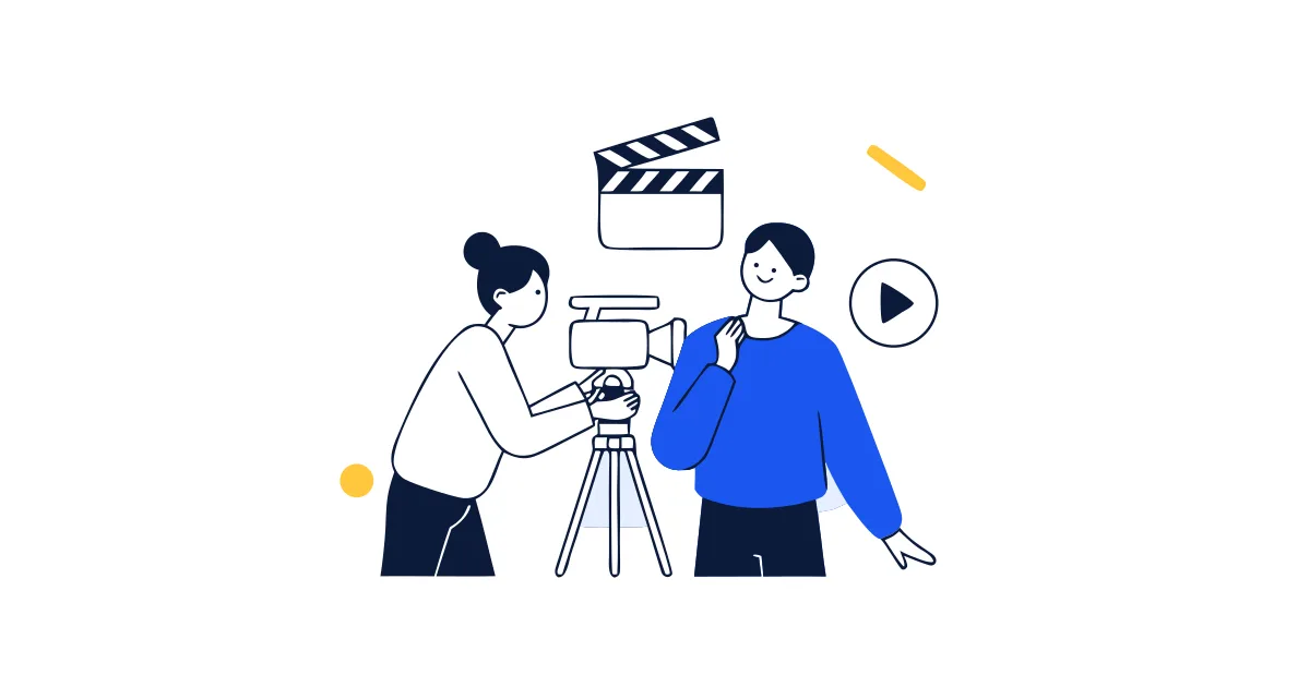 CM・映像制作のご依頼のイラスト