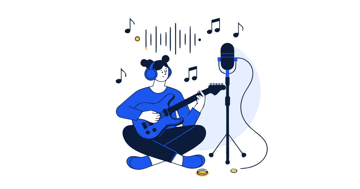 音楽制作のご依頼(BGM・CM音楽)のイラスト